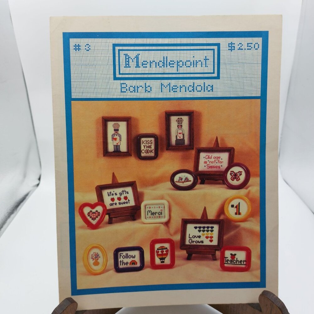Mendlepoint Cross Stitch Pattern Booklet By Barb Mendola